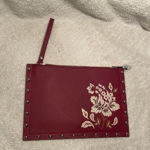 New Black House White Market Red Floral Bag